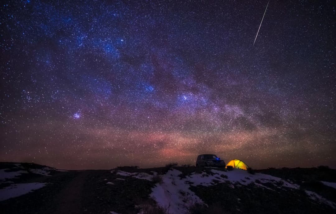 تخييم + فندق